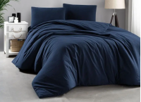 Постельное белье Washed Cotton Sikel - Soho Lacivert (Turkey), евро